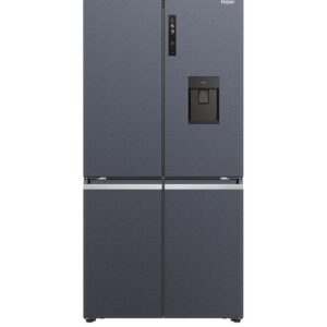 Haier Cube 90 HCR5919EHMB Frost-Free American Fridge Freezer with Plumbed Water Dispenser, E Rated - Black